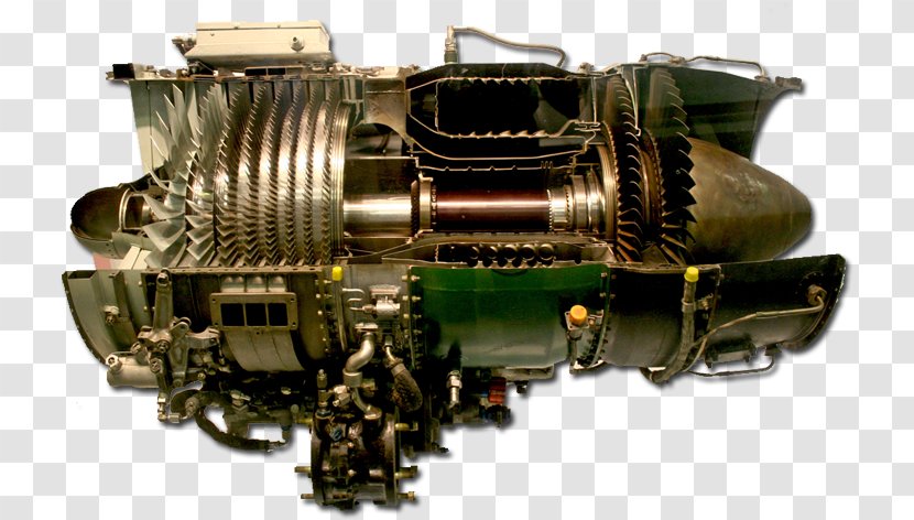 Gas Turbine Blade Jet Engine Steam - Motor Vehicle - Parts Transparent PNG