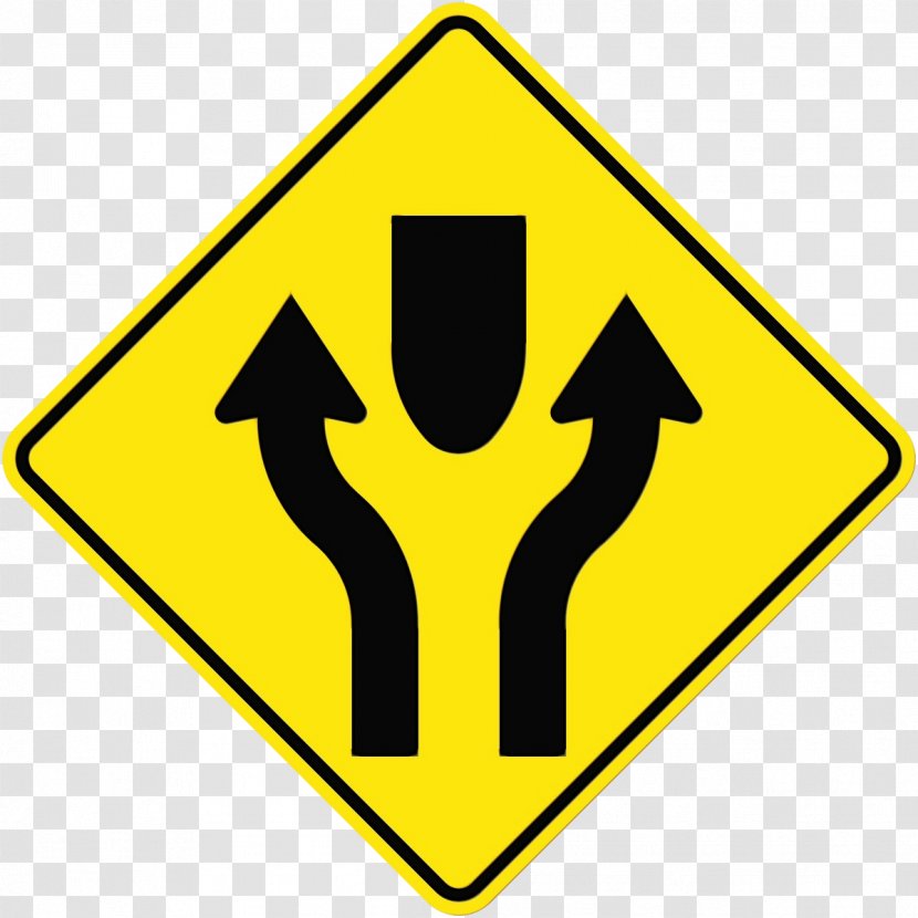 Traffic Sign Road Highway - Warning Transparent PNG
