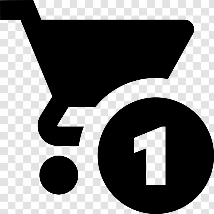 Shopping Cart - Computer Font - Blackandwhite Symbol Transparent PNG