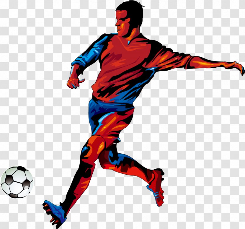 Clip Art Football Player Vector Graphics - Soccer - Team Background Rugby Transparent PNG