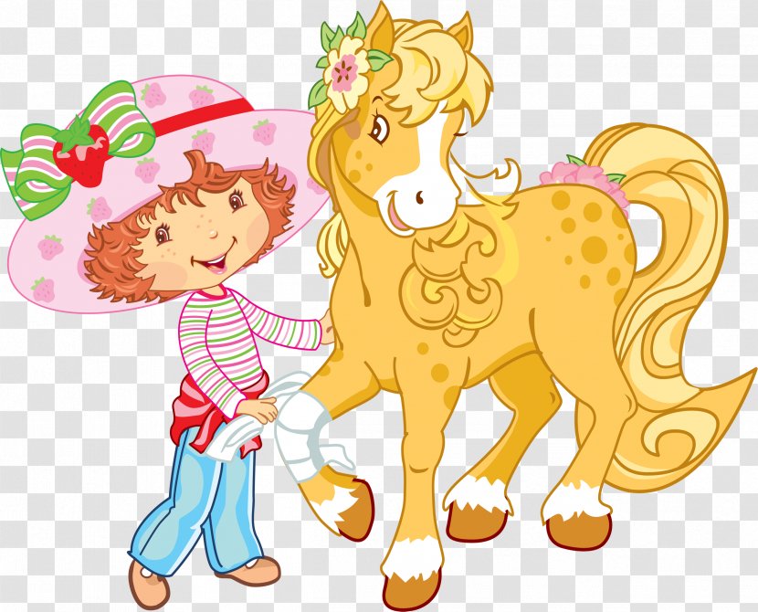 Strawberry Shortcake Charlotte Honey Pie Pony - Frame - Cartoon Horse Transparent PNG