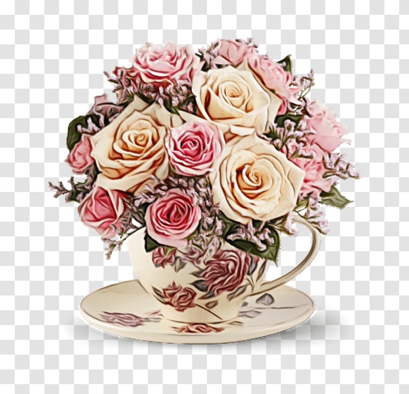 Garden Roses - Bouquet - Floristry Flower Arranging Transparent PNG