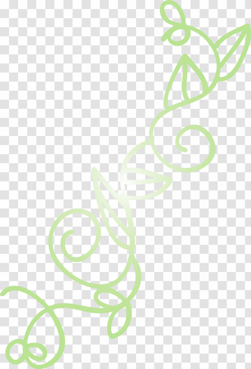 Green Text Font Leaf Plant Transparent PNG