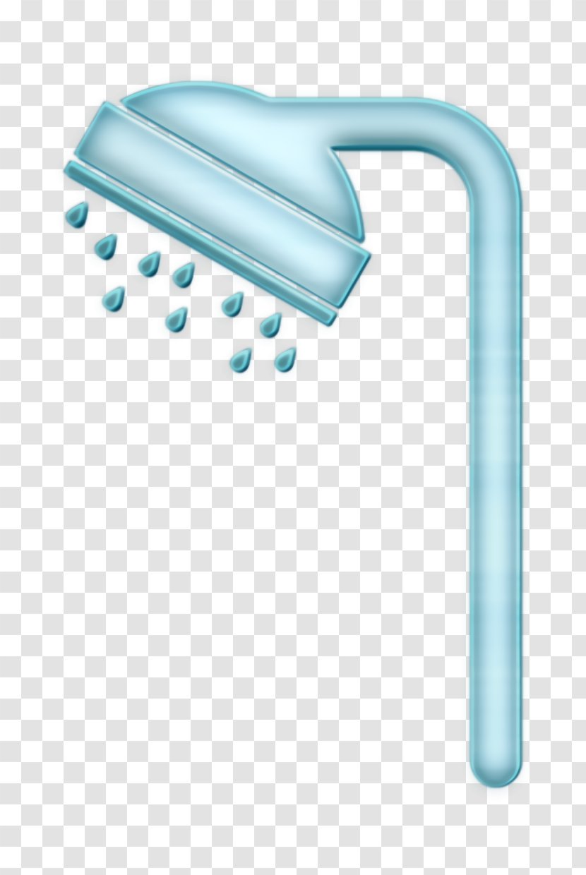 Bath Icon Interior Shower - Turquoise Water Transparent PNG