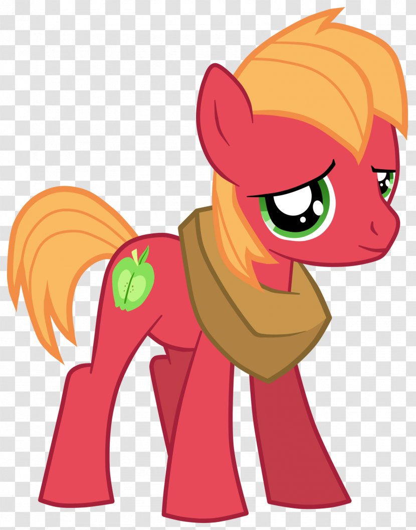 Big McIntosh McDonald's Mac Pony Applejack Fluttershy - Heart Transparent PNG