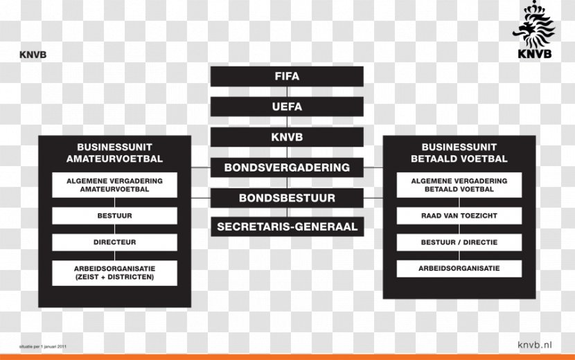 Organizational Chart Amsterdam Arena Royal Dutch Football Association NOC*NSF - Document - Centrale Organisatie Van Voetbal Scheidsrechters Transparent PNG