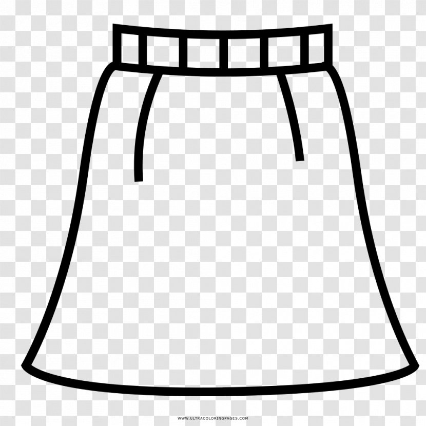 Drawing Skirt Coloring Book Dress Transparent PNG