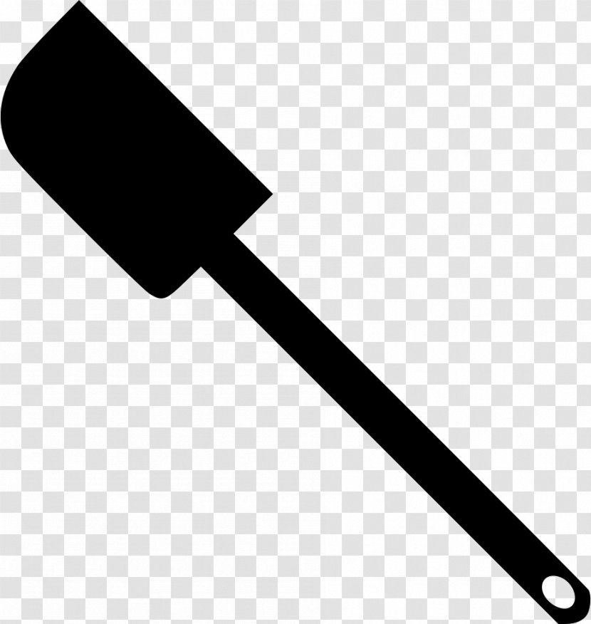 Spatula Black And White Clip Art - Natural Rubber Transparent PNG