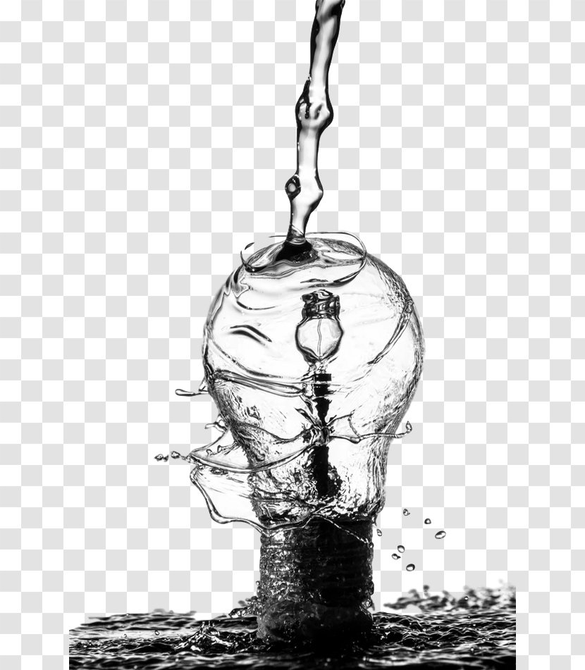 Incandescent Light Bulb LED Lamp Lighting - Photography - Liquid Transparent PNG
