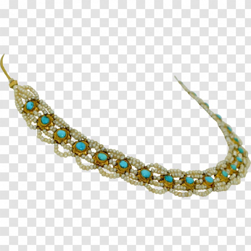 Necklace Turquoise Jewellery Emerald Colored Gold Transparent PNG