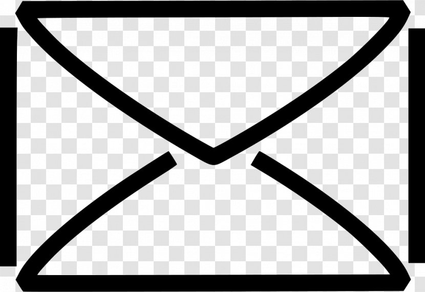 Email Symbol - Line Art Triangle Transparent PNG
