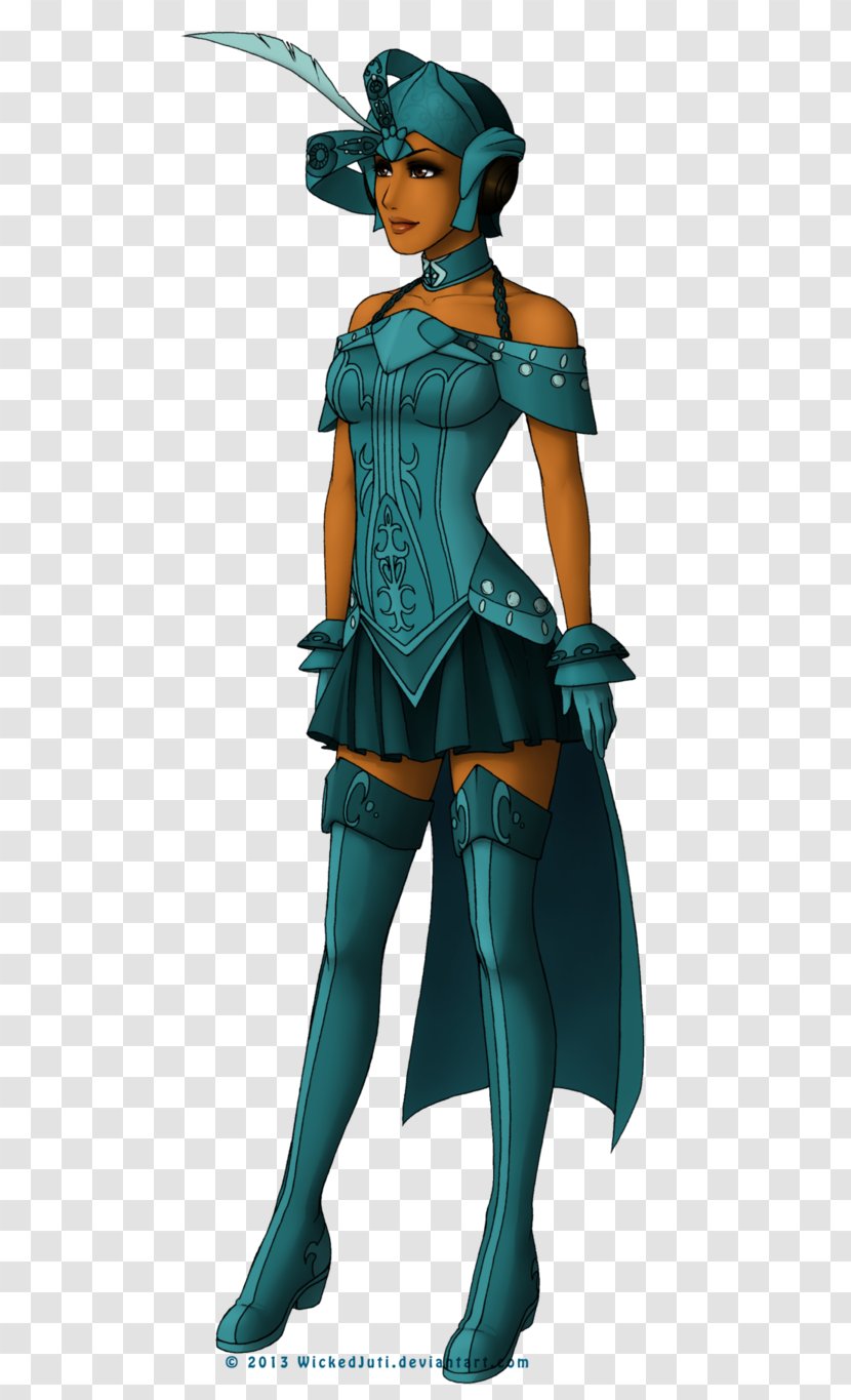 Costume Design Teal Legendary Creature - Mythical - Fictional Character Transparent PNG