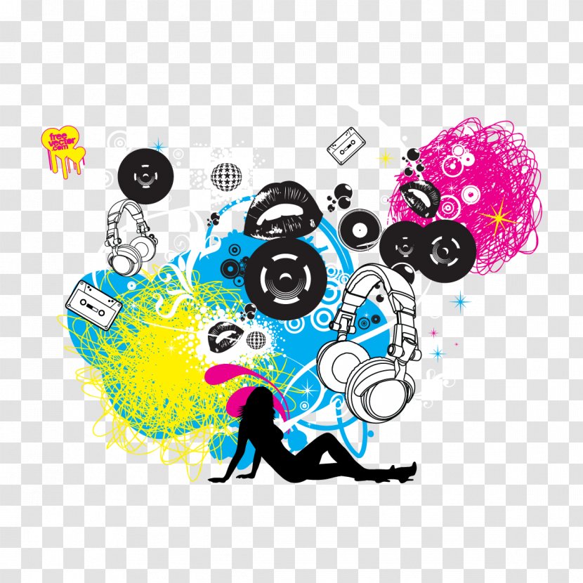 Headphones Clip Art - Gratis - Vector Ink And Transparent PNG