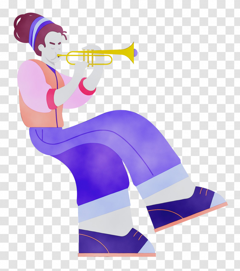 Cartoon Trumpet Drawing Architecture Caricature Transparent PNG
