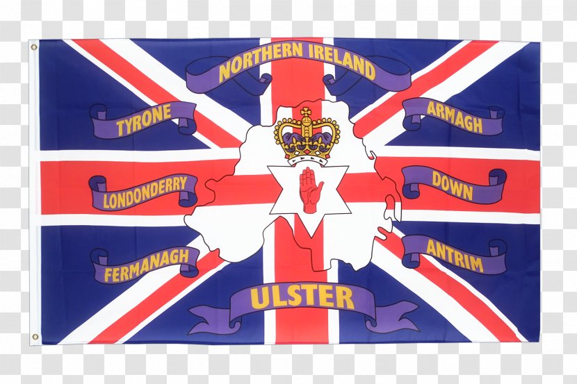 Flag Of Northern Ireland Ulster Banner Red Hand - United Kingdom Transparent PNG