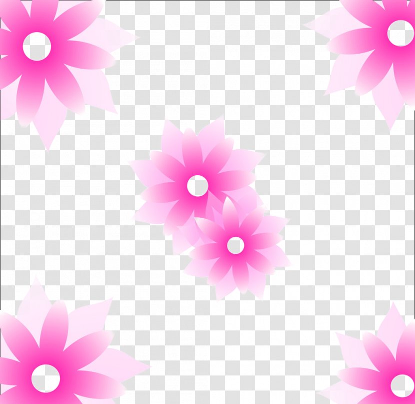 Pink Flower Wallpaper - White - Hand-painted Lotus Transparent PNG