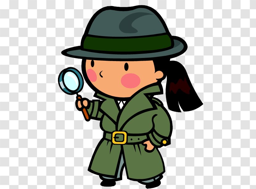 Detective Free Content Magnifying Glass Clip Art - Mythical Creature - Locate Cliparts Transparent PNG