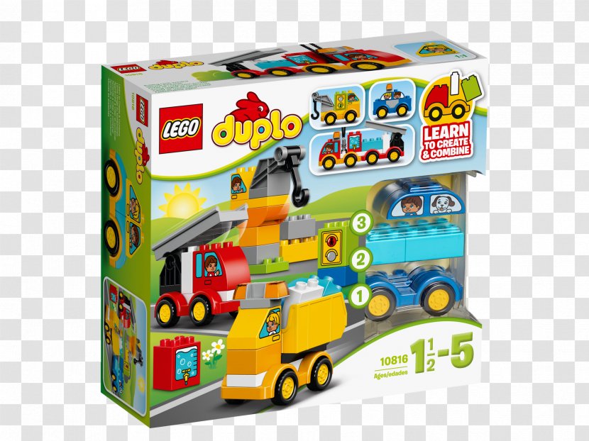 LEGO 10816 DUPLO My First Cars And Trucks Toy Lego Duplo - 10592 Fire Truck - Car Transparent PNG