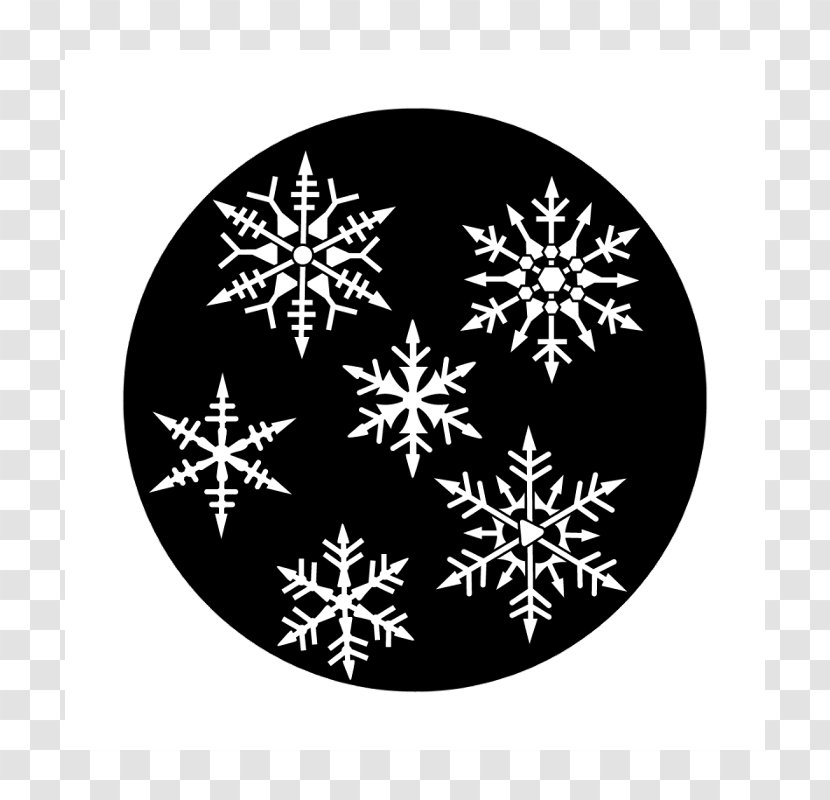Gobo Stage Lighting Snowflake Pattern - Light Transparent PNG
