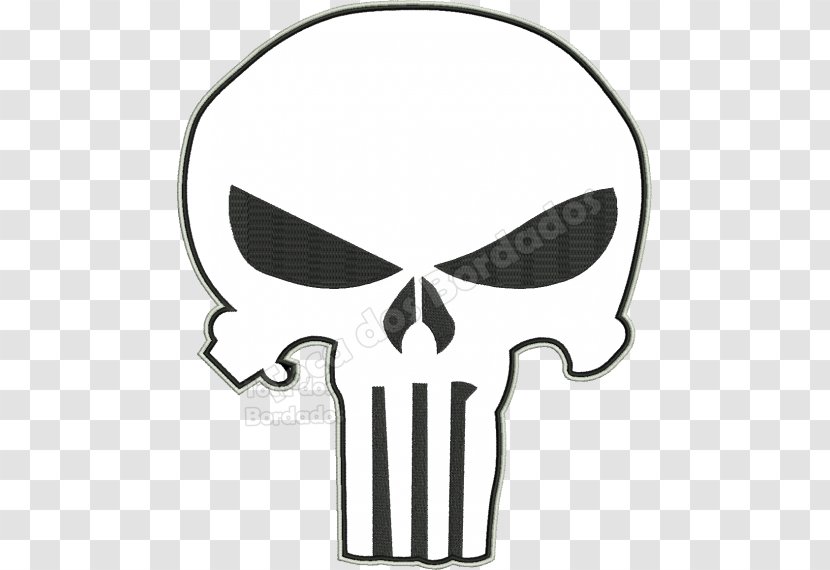 Punisher Captain America New England Patriots Iron-on Embroidered Patch - Marvel Comics Transparent PNG
