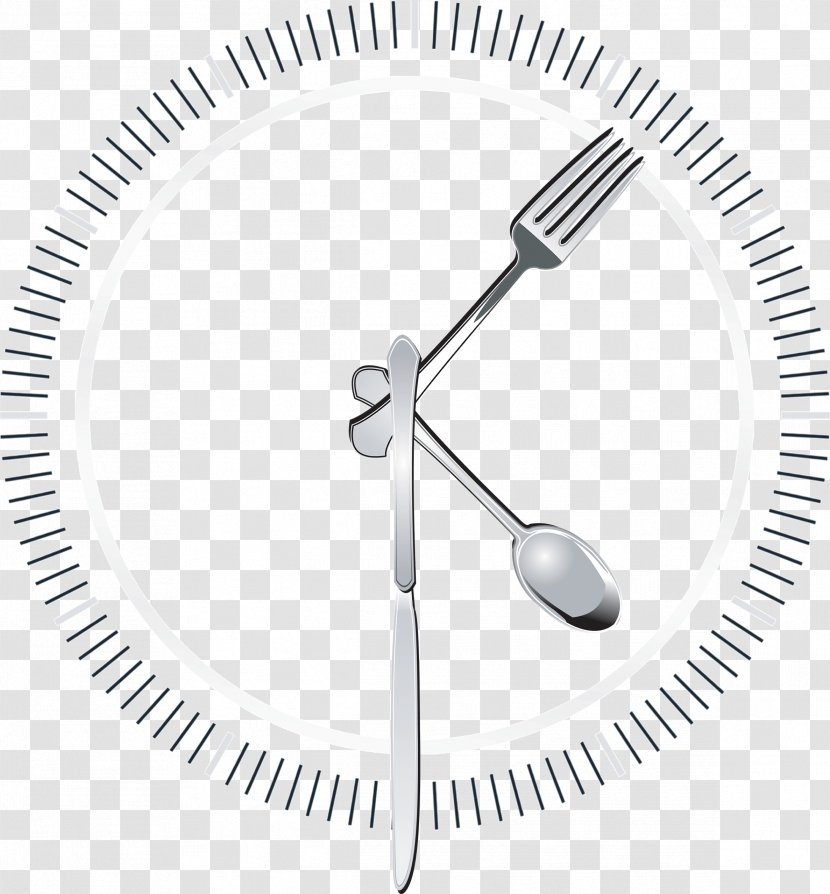 Knife Download 99designs Computer File - Fork - Creative Clock Cutlery Transparent PNG