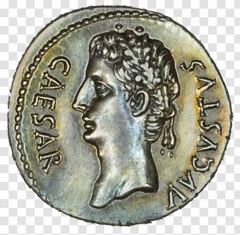 Roman Empire Ancient Rome Currency Imperial Coinage - Augustus - Coin Transparent PNG