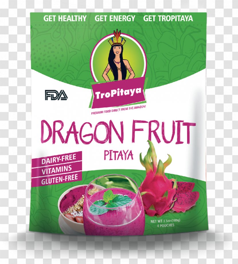 Natural Foods Organic Food Açaí Palm Berry - Dragon Fruit Juice Transparent PNG