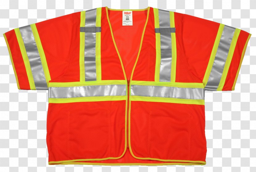 High-visibility Clothing Personal Protective Equipment Outerwear Waistcoat - Glove - Red Zipper Vest Transparent PNG