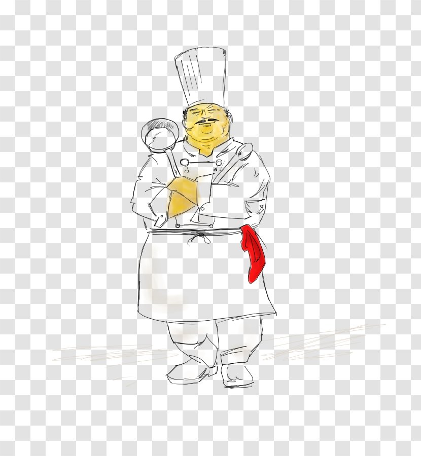 Drawing Art Clothing - Cartoon - Fat Chef Transparent PNG