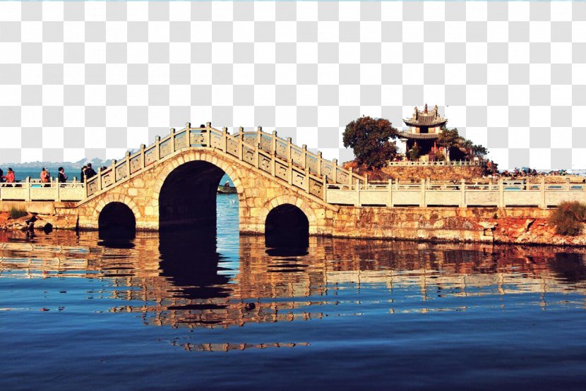 Erhai Lake Cangshan Tourism Tourist Attraction - Place Of Worship - Bridge Transparent PNG