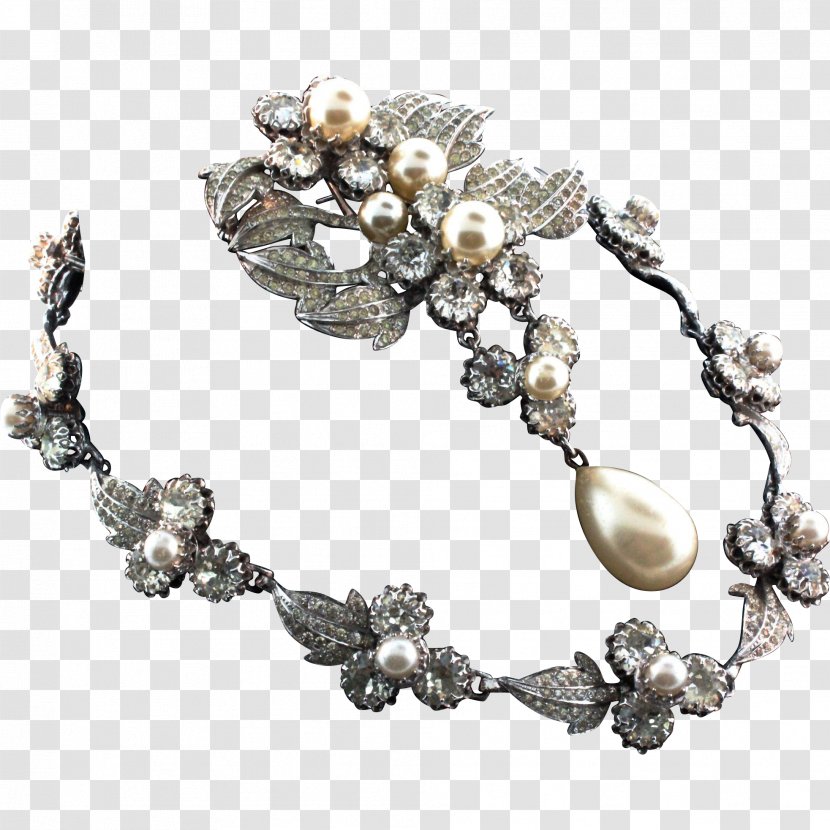 Pearl Bracelet Necklace Jewelry Design Jewellery Transparent PNG