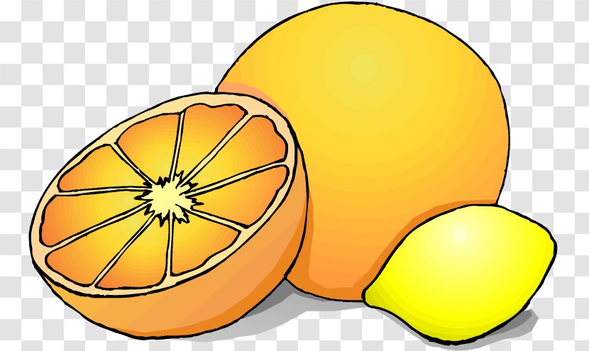 Lemon Orange Fruit Clip Art - Fruits Juice Transparent PNG