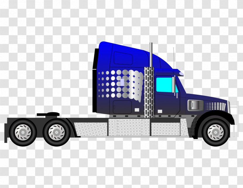 Pickup Truck Car Van Semi-trailer - Semitrailer - Clipart Transparent PNG
