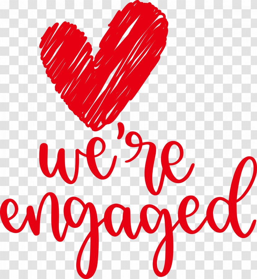 We Are Engaged Love Transparent PNG
