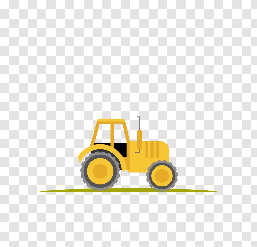 Tractor Agriculture Farm - Yellow Transparent PNG