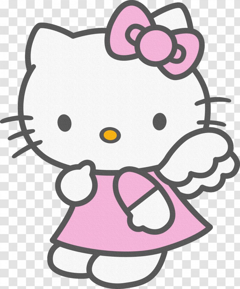Hello Kitty Cat Clip Art Image Pink Dress Transparent Png