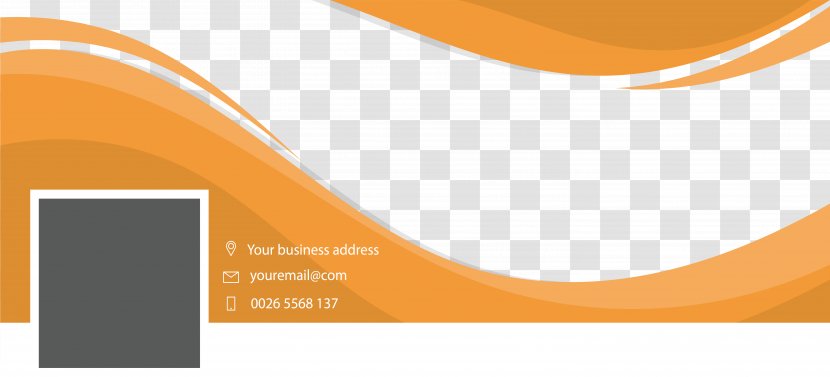 Brand Graphic Design Wallpaper - Orange - Ripple Business Billboard Transparent PNG