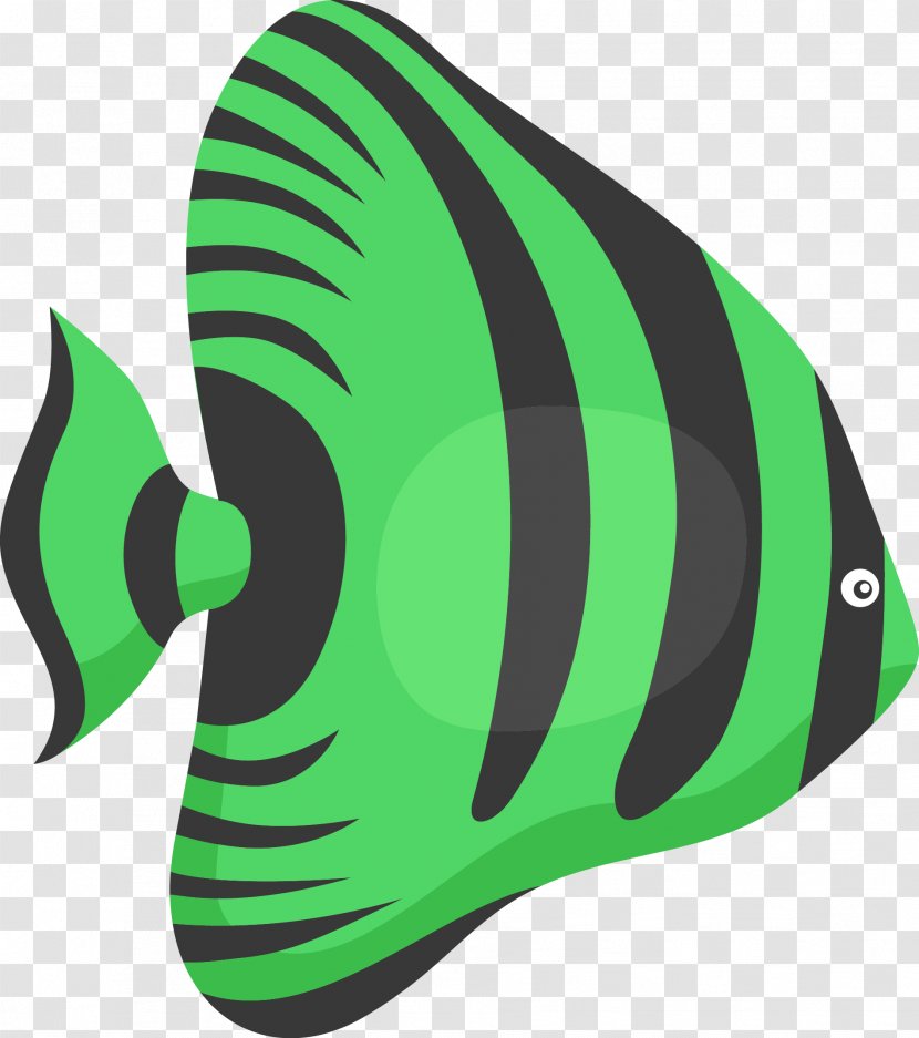 Green Cartoon Animation Clip Art - Fish Transparent PNG