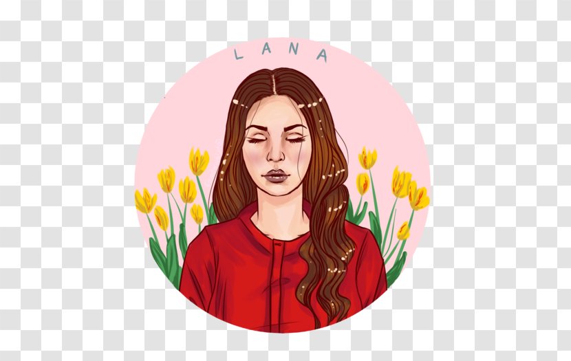 Lana Del Rey Sticker Drawing Decal Lust For Life - Artist - Notebook Transparent PNG