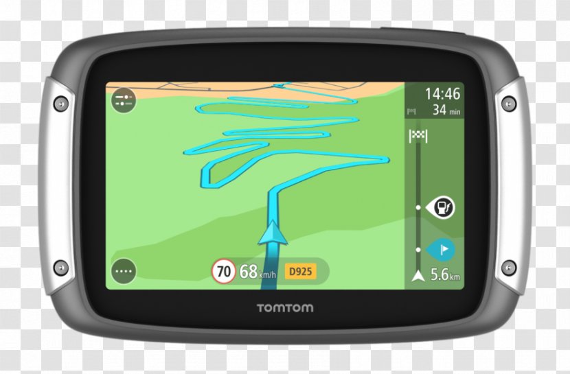 GPS Navigation Systems TomTom Rider 410 Motorcycle - Tomtom Transparent PNG