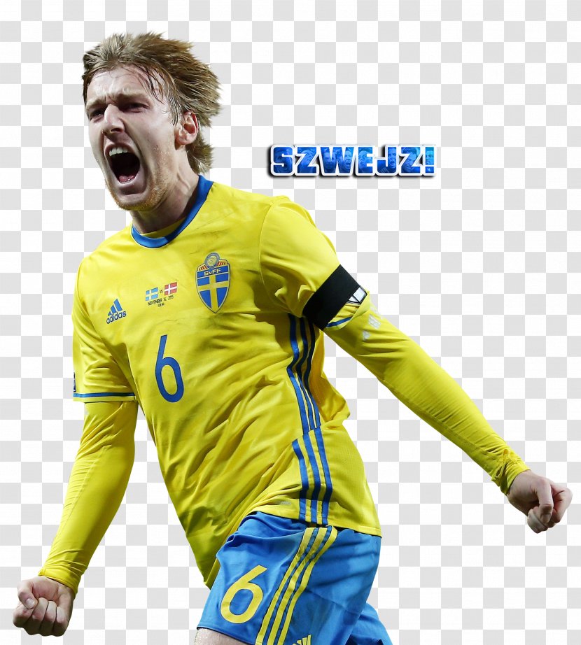 Emil Forsberg Sweden National Football Team Player T-shirt - Marcus Berg Transparent PNG