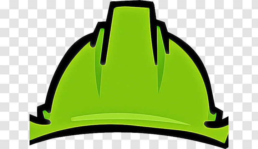 Green Clothing Hat Yellow Hard Hat Transparent PNG