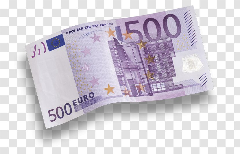 500 Euro Note Banknotes Money - Cash Transparent PNG