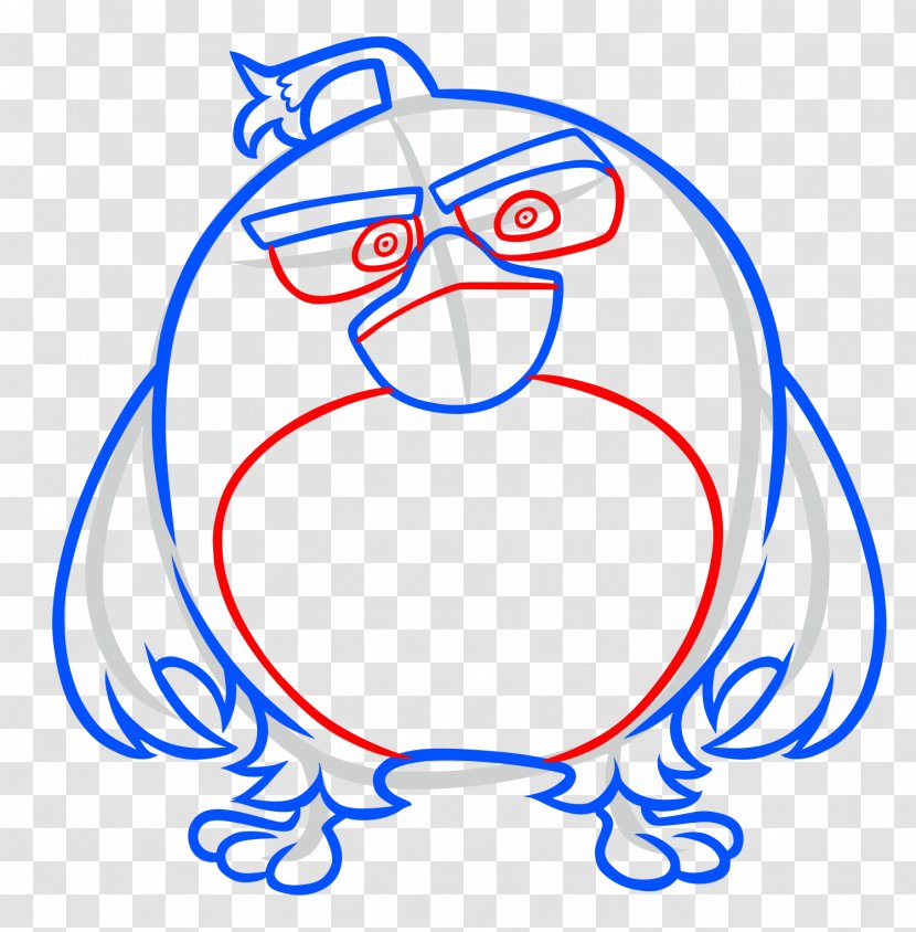 Mighty Eagle Drawing Angry Birds Movie Sketch Transparent PNG