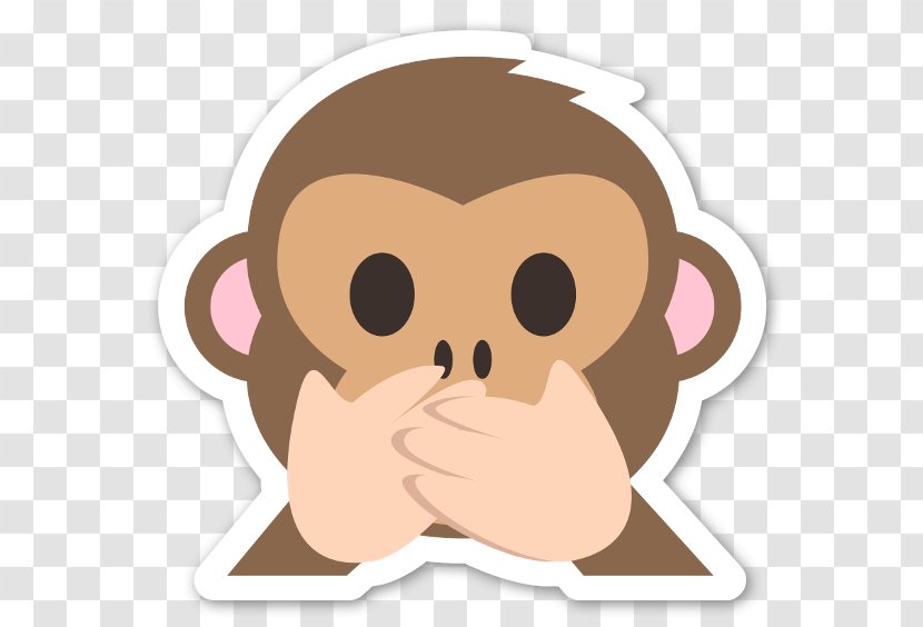 The Evil Monkey Three Wise Monkeys Emoji Transparent PNG