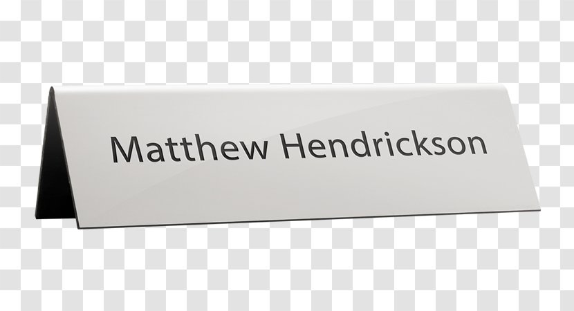 Name Plates & Tags Plastic Brand Promotional Merchandise - Engraving Transparent PNG