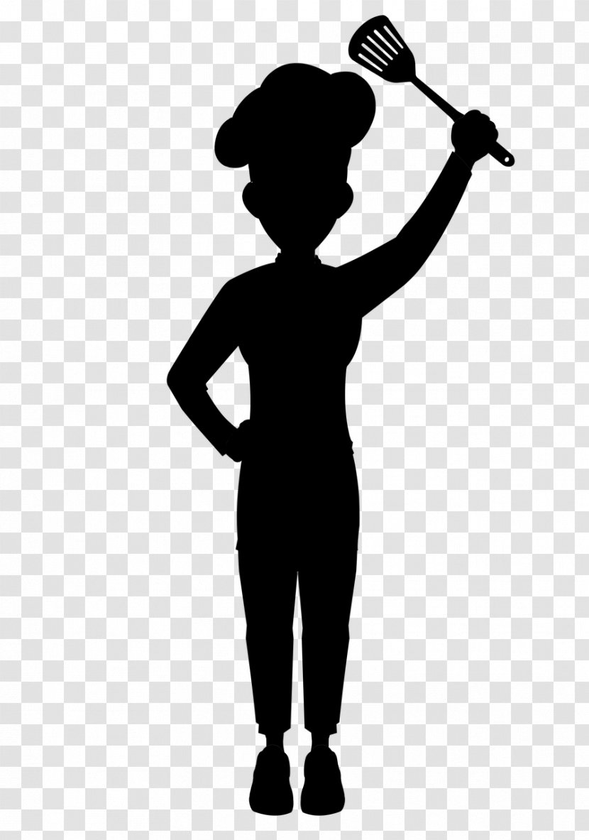 Chef Drawing Kitchen Image - Silhouette - Woman Transparent PNG