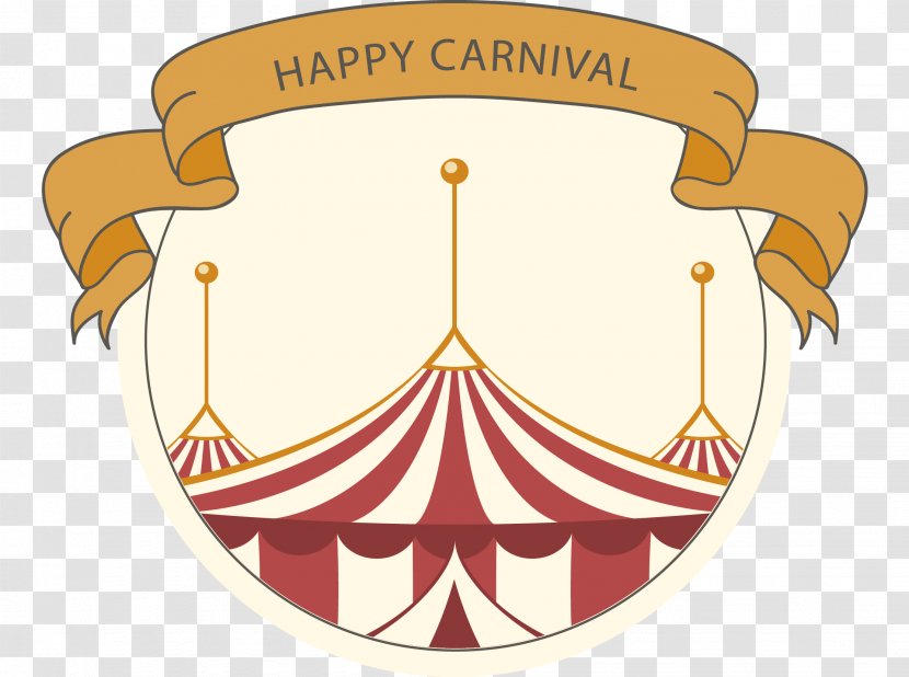Carnival Circus Illustration - Poster - Vector Hand-painted Icon Transparent PNG