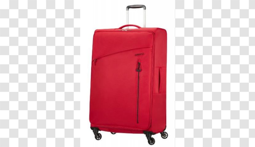 American Tourister Baggage Suitcase Samsonite Spinner - Red Transparent PNG