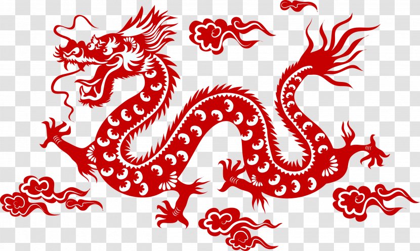 China Chinese Dragon Clip Art - Silhouette Transparent PNG
